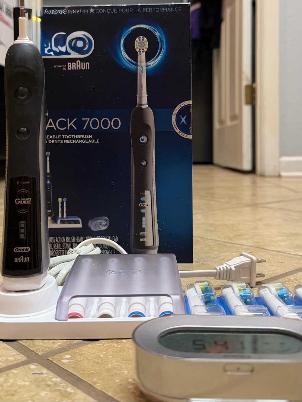 Oral‑B by Braun Black 7000 Rechargeable Electric Toothbrush
